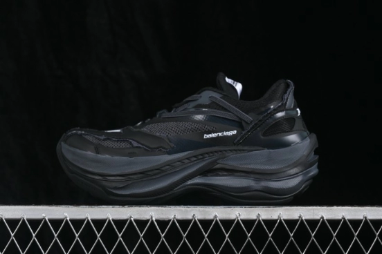 Balenciaga Jet Embroidered Print Round Toe Thick Sole Low Top Dad Shoes - WMRTN1000