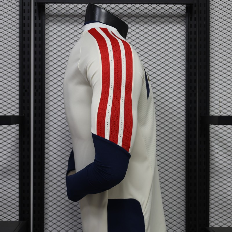 Player Version 26/27 FC Bayern München Long Sleeve Away White Jersey
