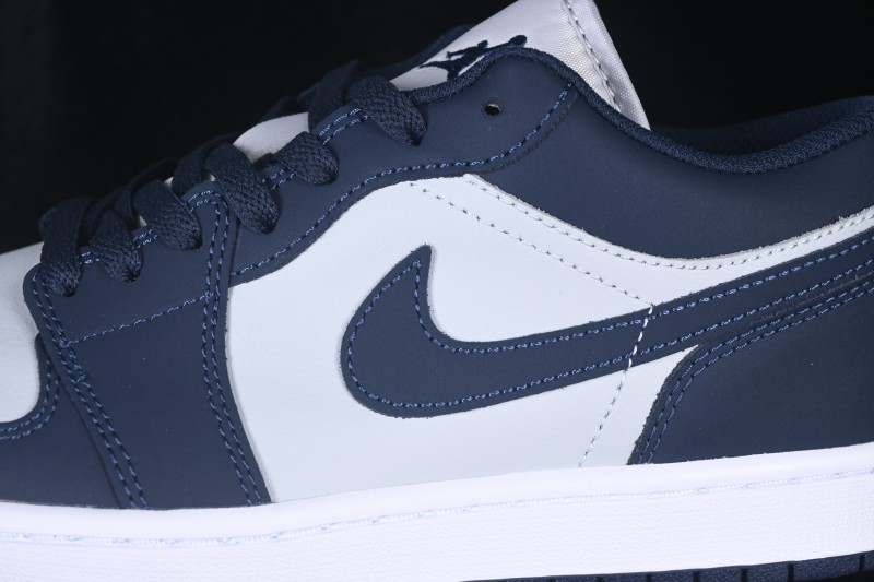 Nike Air Jordan 1 Low AJ1 Grey Blue Low-Top Retro Cultural Basketball Shoes - IV6045-451