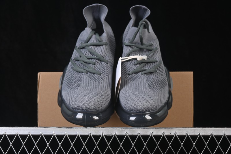 Grounds Moopie Fabric Round Toe Bubble Platform Sneakers Dark Gray - FYD4