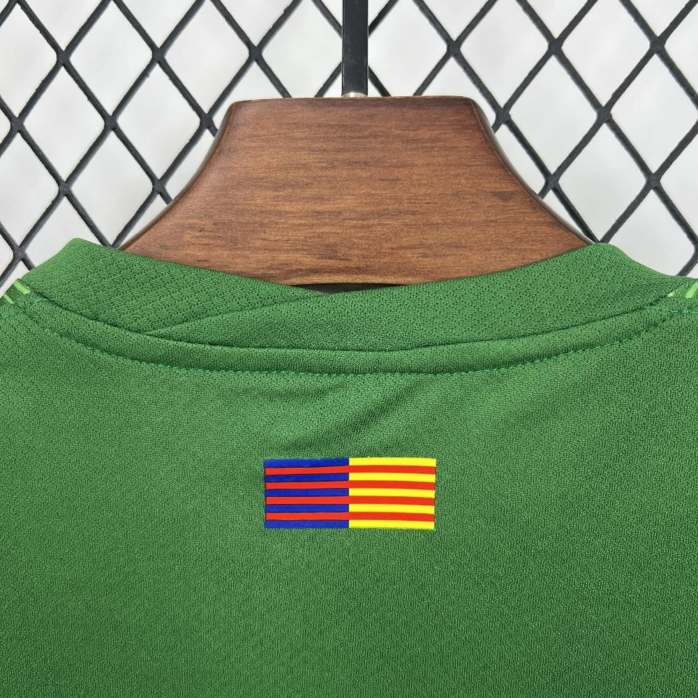 2025/26 Kids Barcelona Goalkeeper Green Kit