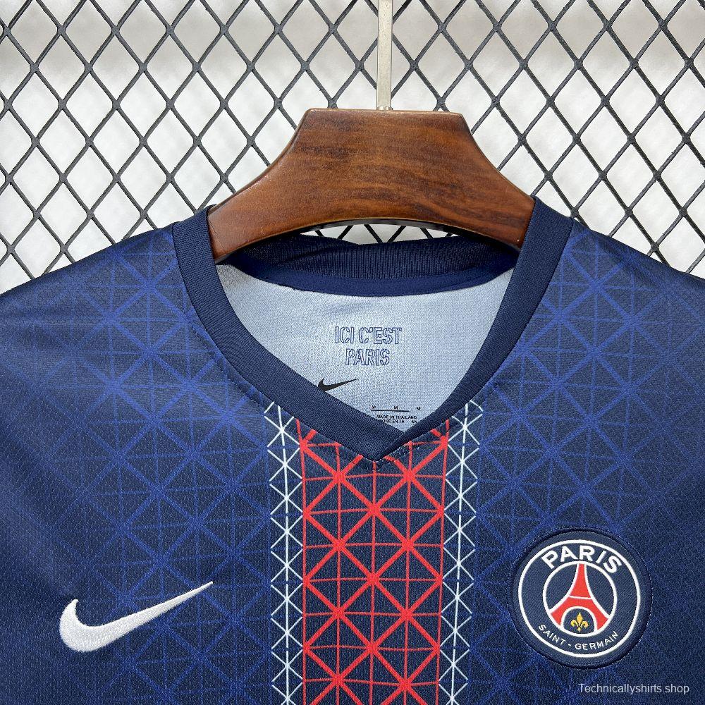 2025/26 Mens Paris Saint-Germain Home Long Sleeve Jersey