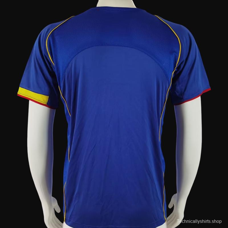 Retro 04/05 Arsenal Away Blue Jersey