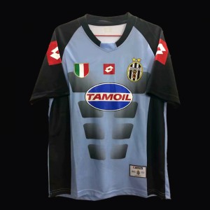 Retro 02/03 Juventus Goalkeeper Blue Jersey Worn By Buffon