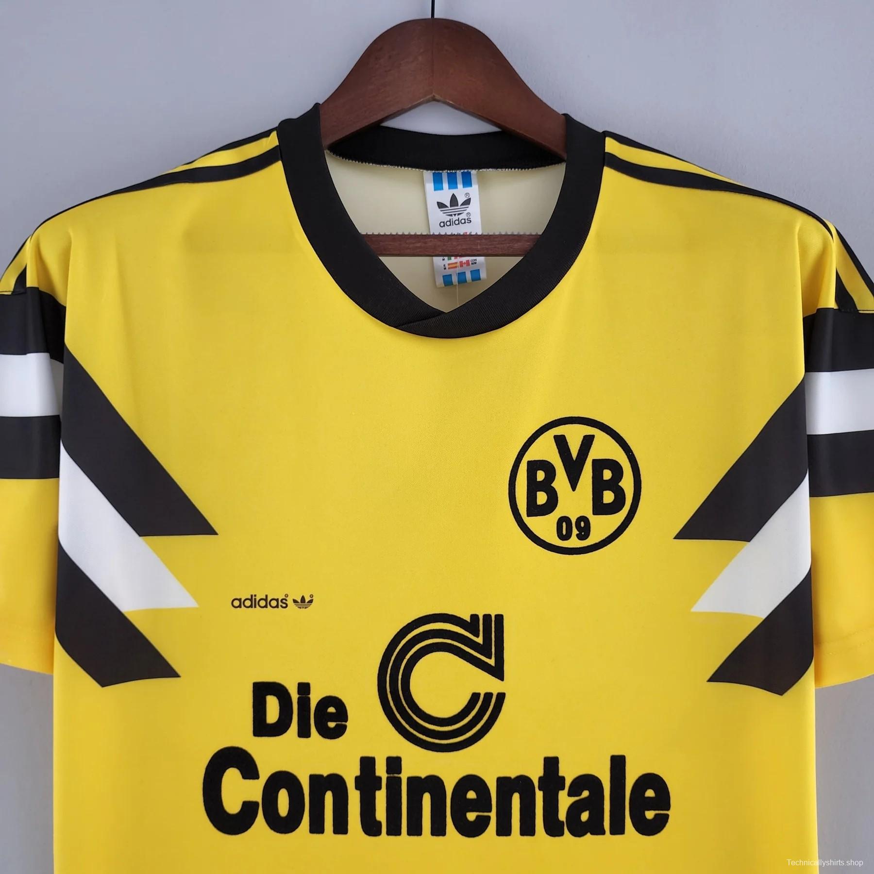 1989 BORUSSIA DORTMUND  DFB POKAL Final Home Jersey