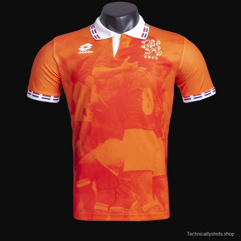 Retro 1996 The Netherlands Home Soccer Jersey