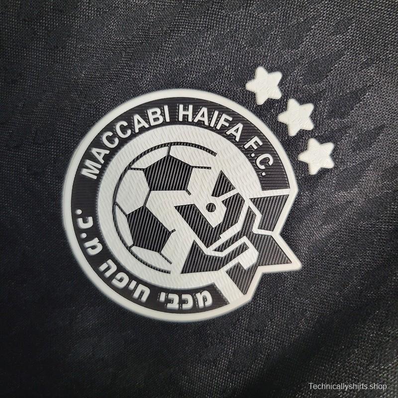 23/24 Maccabi Haifa Away Black Jersey