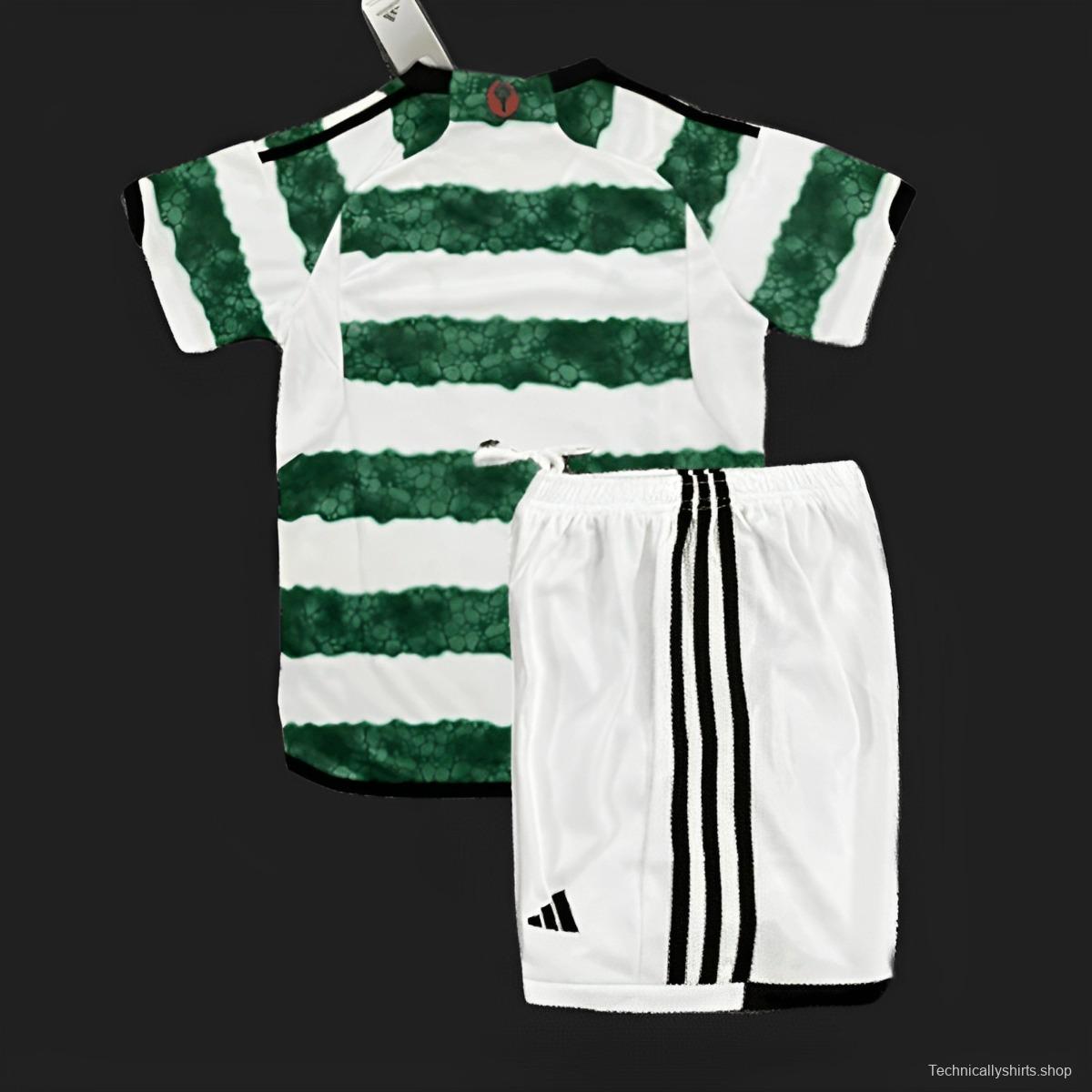 23/24 Kids Celtic Home Jersey