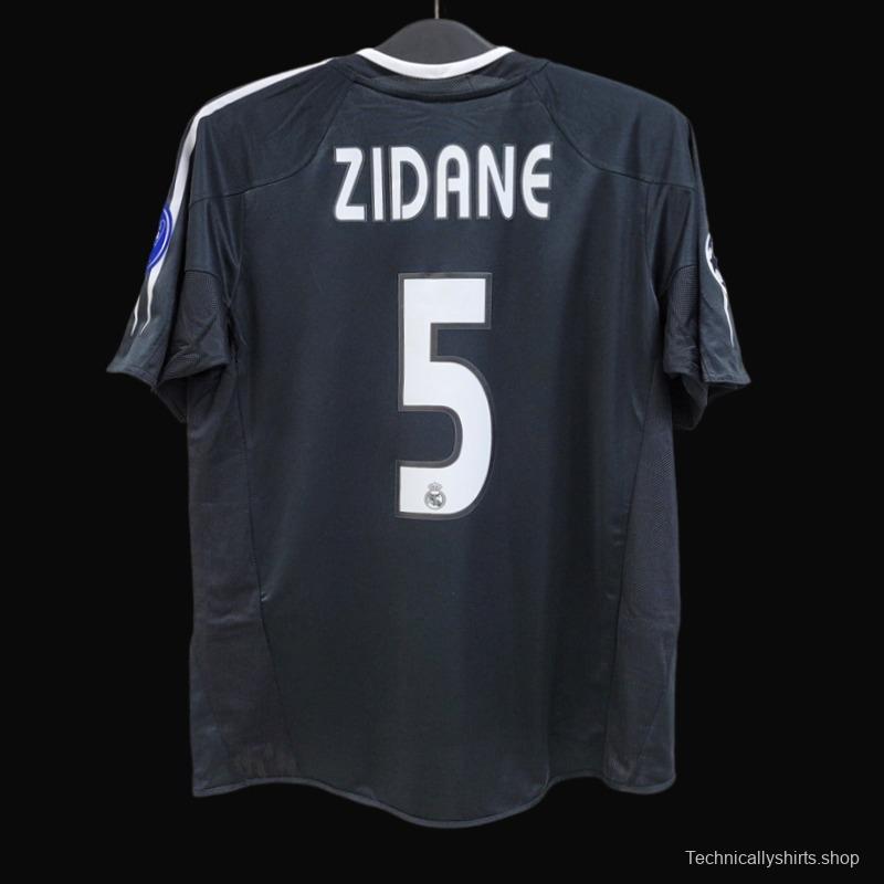 Retro 04/05 Real Madrid Third Black Jersey