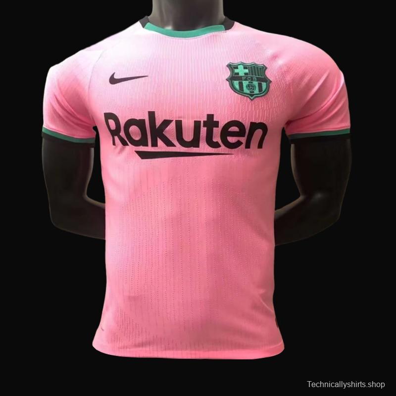 Retro 21/22 Barcelona Third Pink Jersey