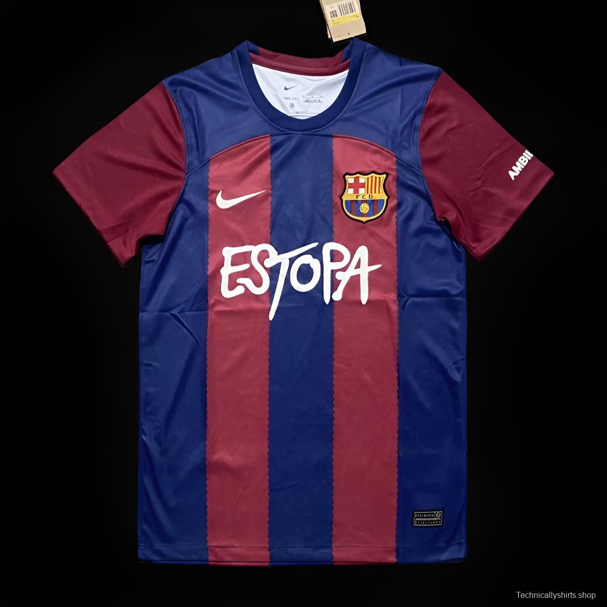 23/24 Barcelona x Estopa Home Jersey