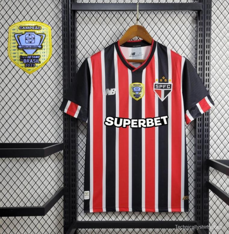 24/25 Sao Paulo Away Jersey + With Patch