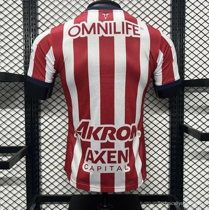 Player Version 24/25 Chivas Guadalajara Home Jersey