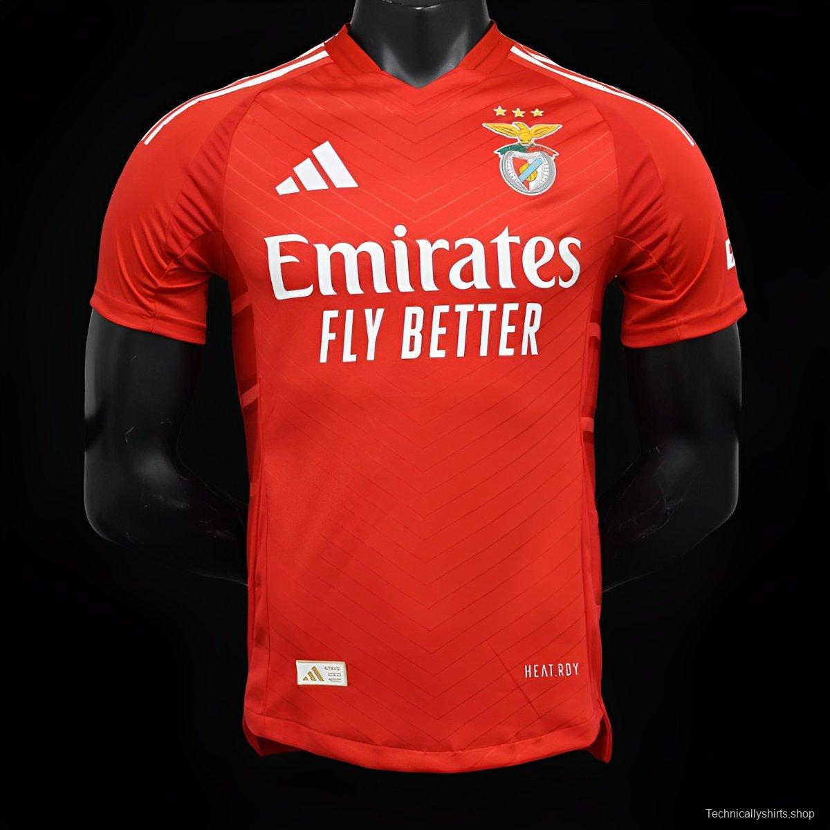 Player Version 24/25 Benfica Home Jersey