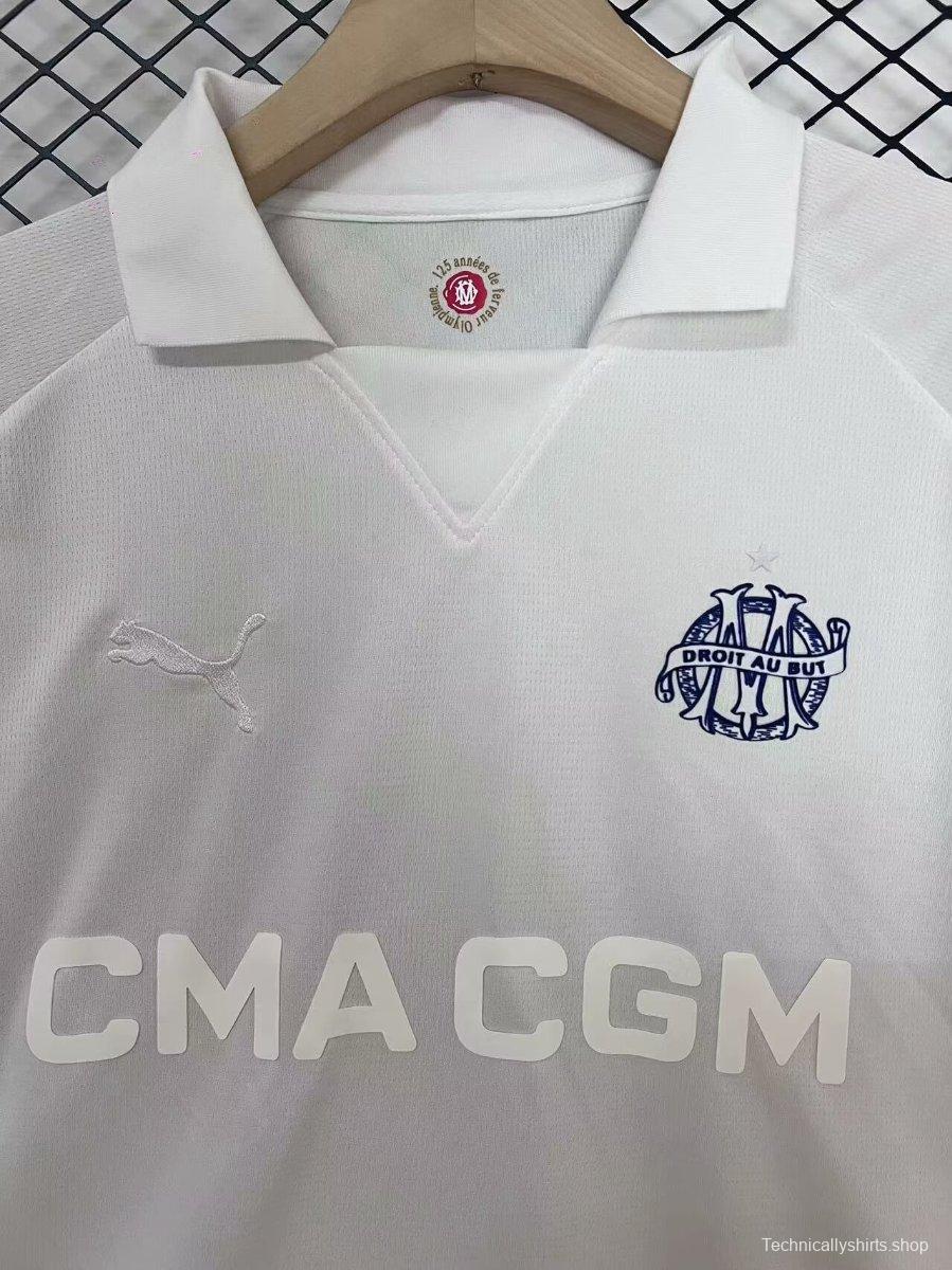 24/25 Olympique Marseille 125th Anniversary White Jersey