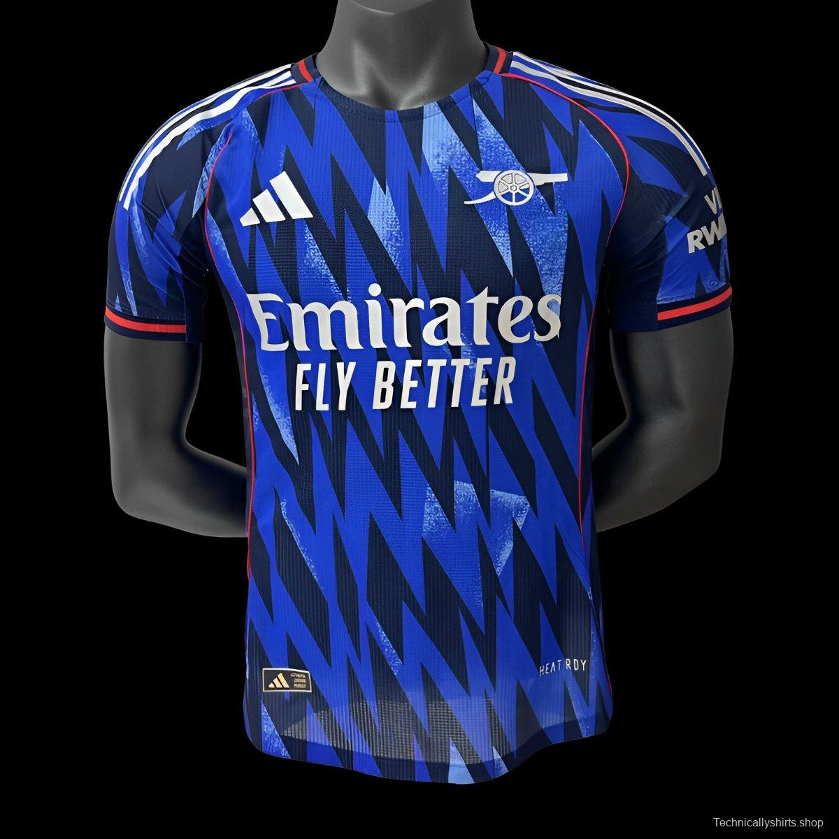 Player Version 25/26 Arsenal Away Blue Jersey