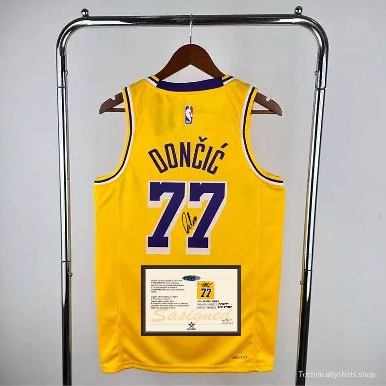 LUKA DONCIC SIGNED LA LAKERS 2024/25 JERSEY