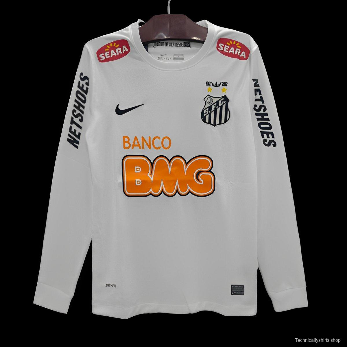 Retro 12/13 Santos Home Long Sleeve Jersey