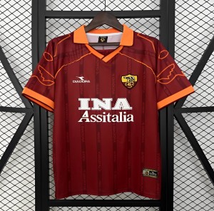 99/00 Retro Roma Home Jersey