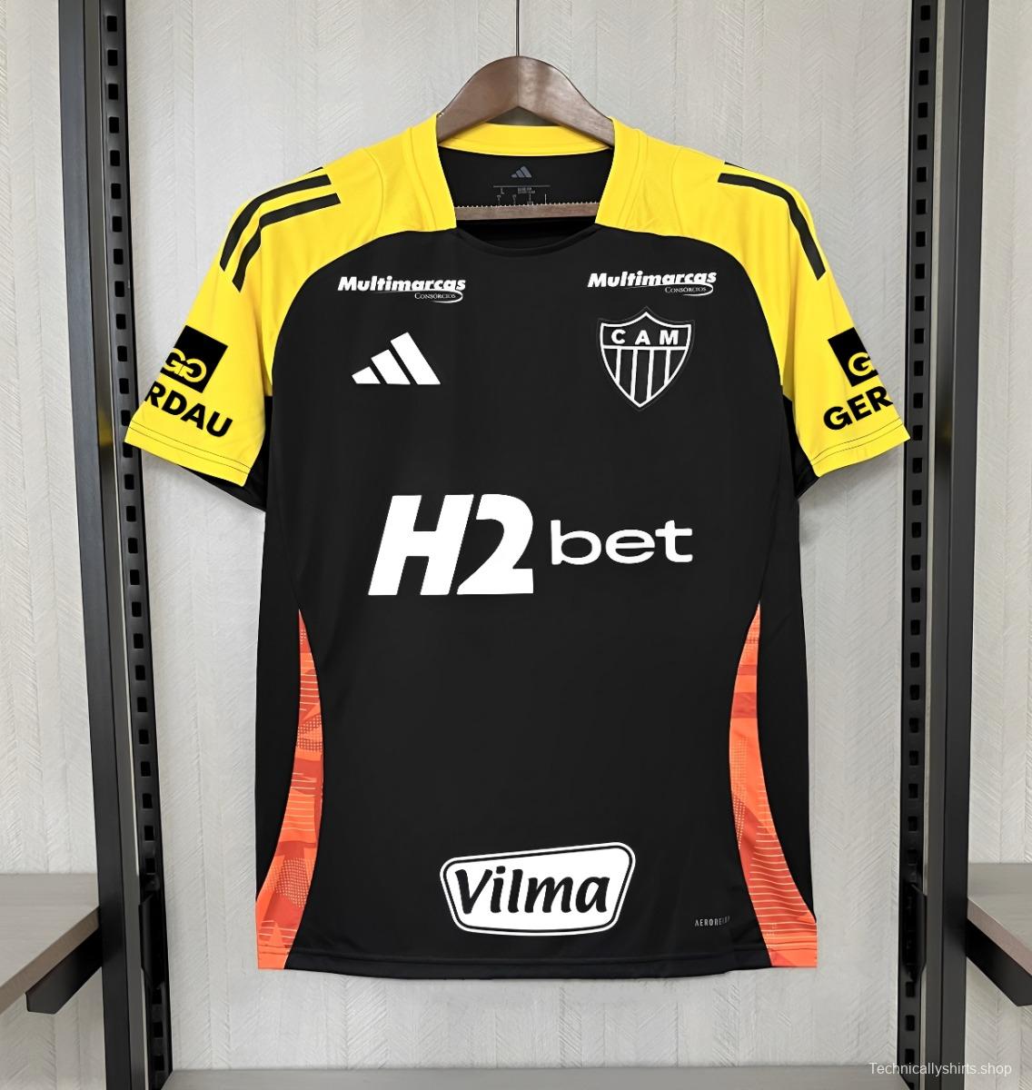 25/26 Atlético Mineiro Training Jersey All Sponsor Black Jersey S-XXXXL