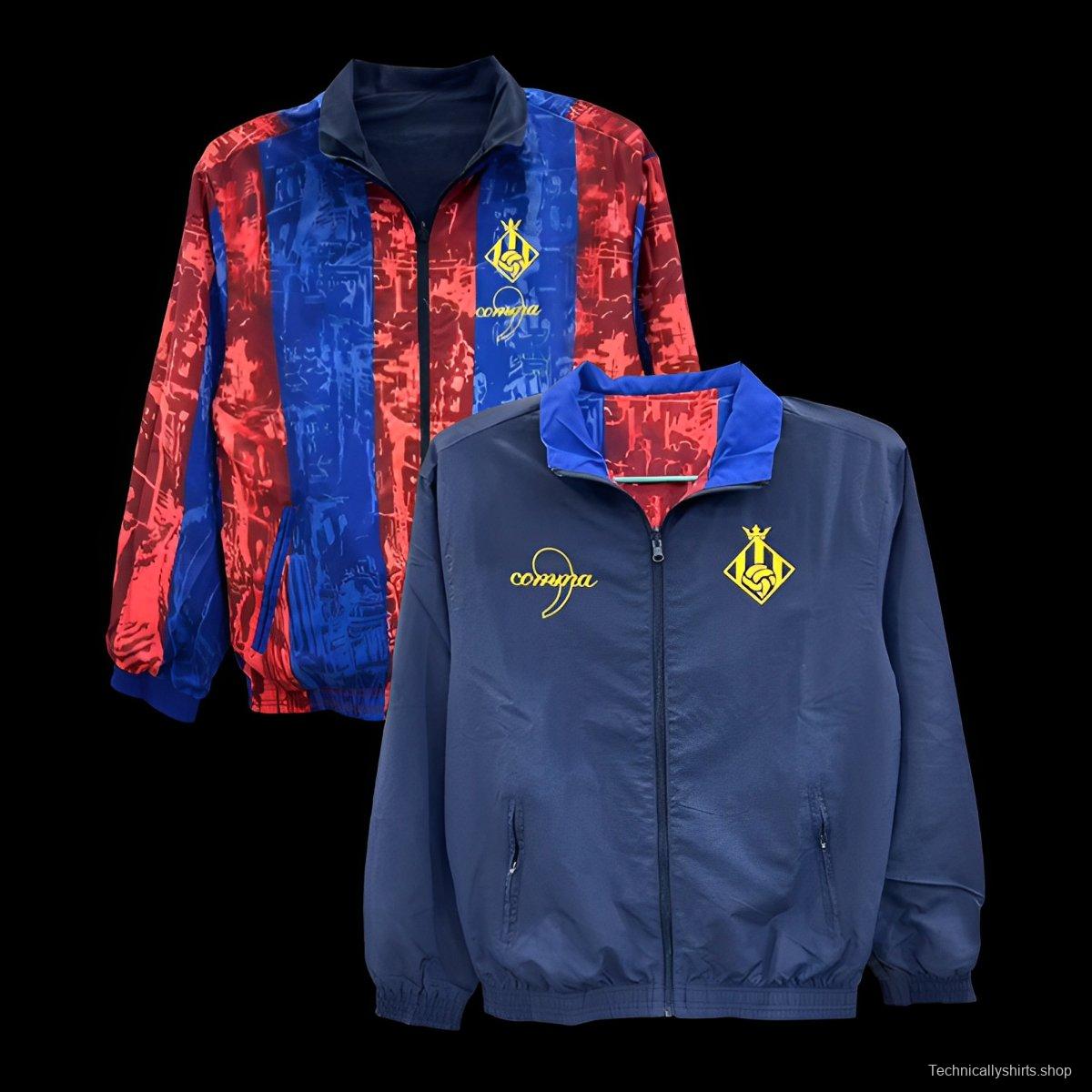 25/26 Barcelona Comma Football Reversible Windbreaker
