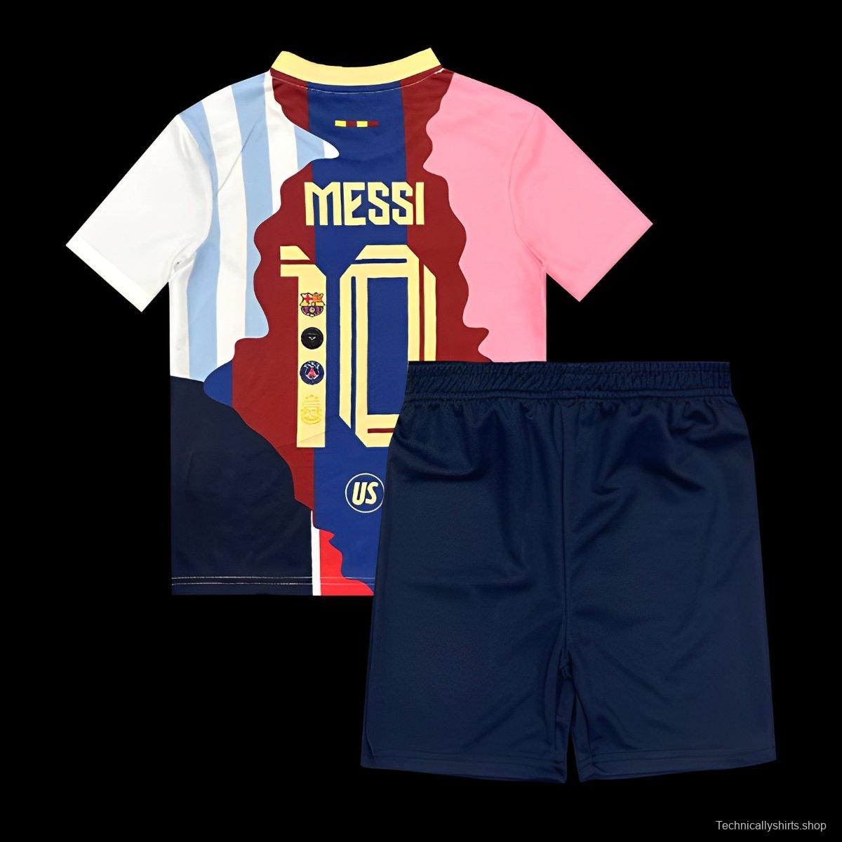 25/26 Kids Barcelona MESSI Jersey