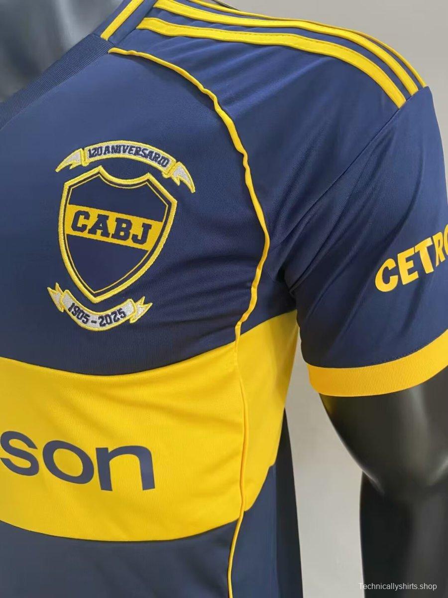 Player Version 25/26 Boca Juniors Home Jersey