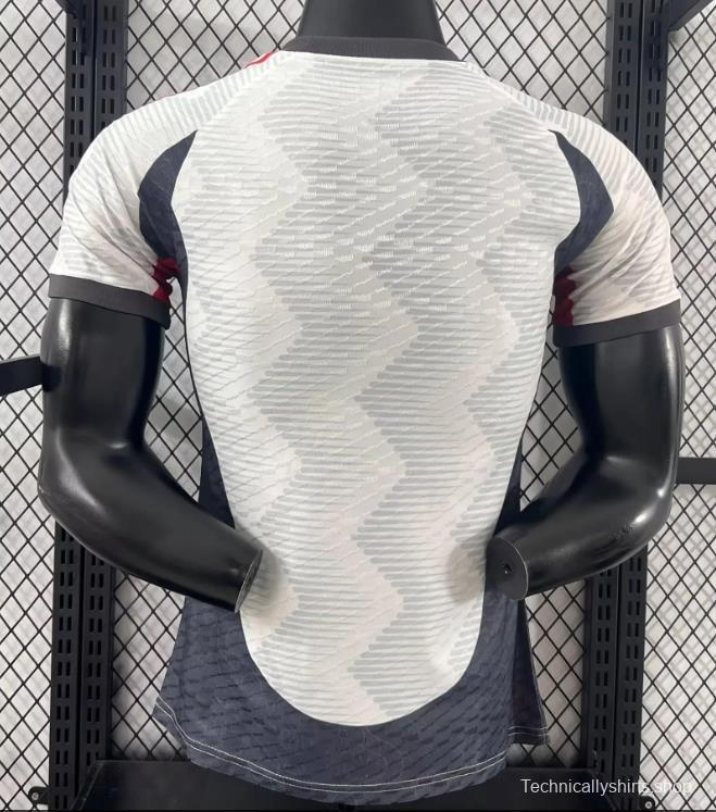 Player Version 2025 Mexico White with Aztec Warrior Jersey