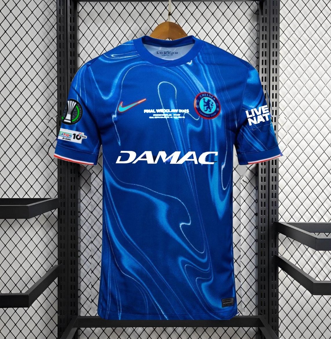Chelsea European Conference League Winners Shirt Full Patch