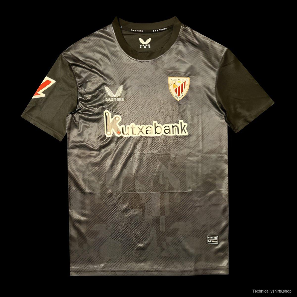 25/26 Athletic Bilbao Away Black Jersey
