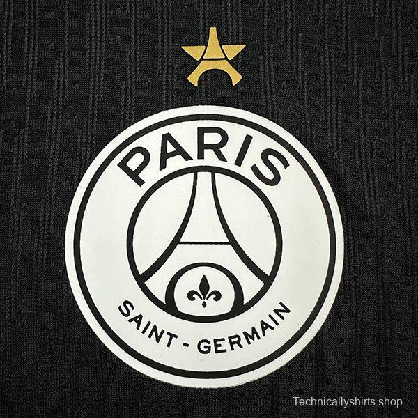 1 Star Player Version 25/26 PSG Black Champion Jersey