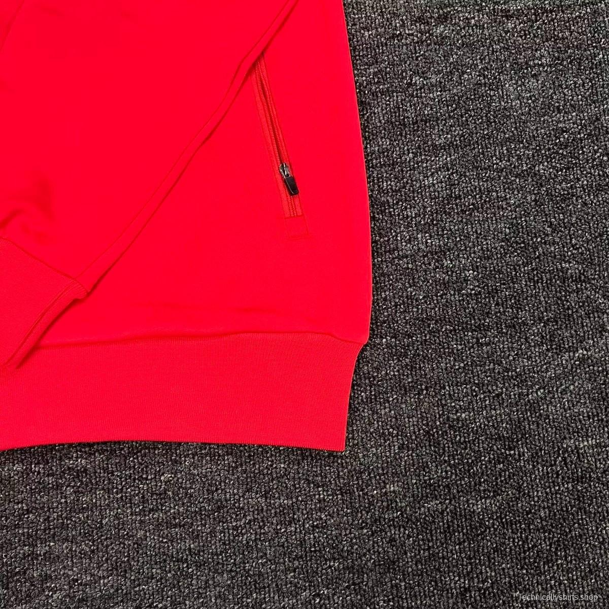 25/26 Benfica Red Full Zipper Tracksuit + Long Pants