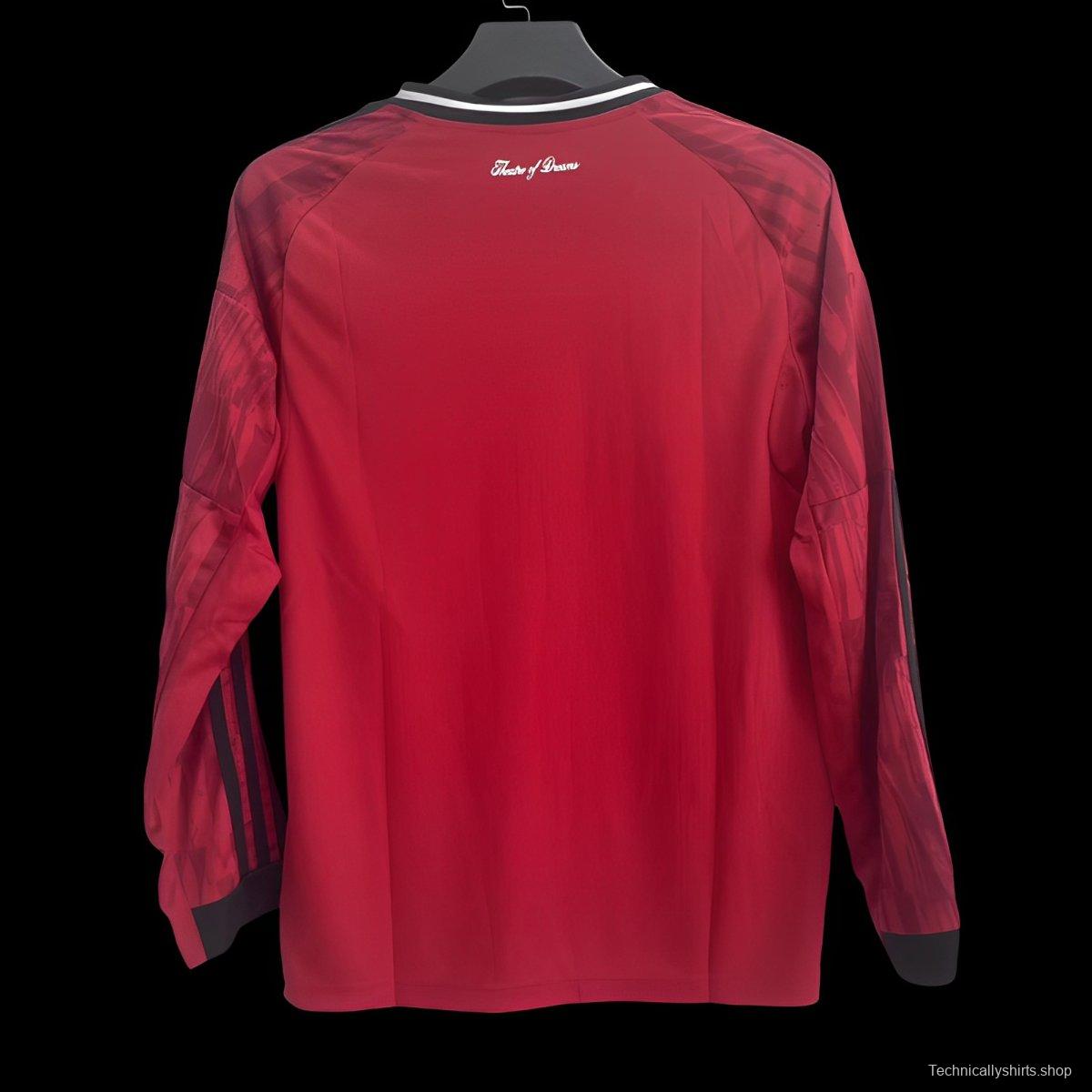 25/26 Manchester United Home Long Sleeve Jersey