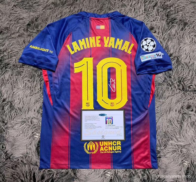 lamine yamal 25/26 signed