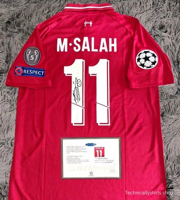 Mo salah liverpool ucl final 19/20 signed
