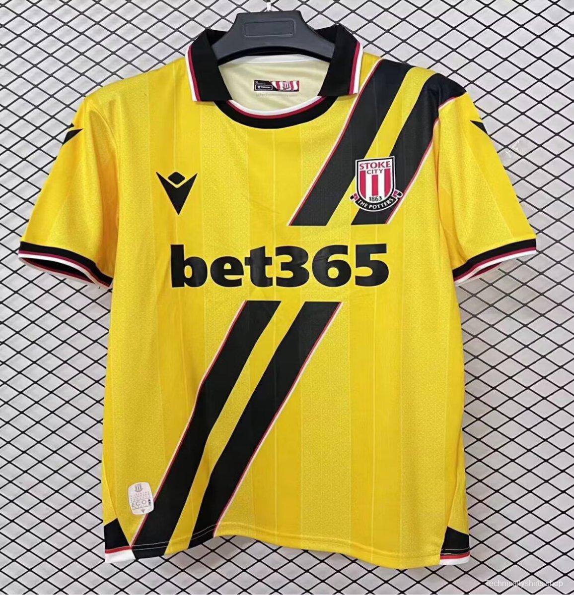25/26 Stoke City Third Yellow Jersey