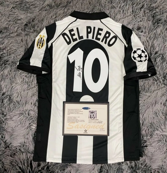 del piero signed juventus 97/98