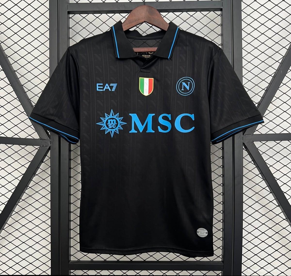 25/26 Napoli Third Black Jersey