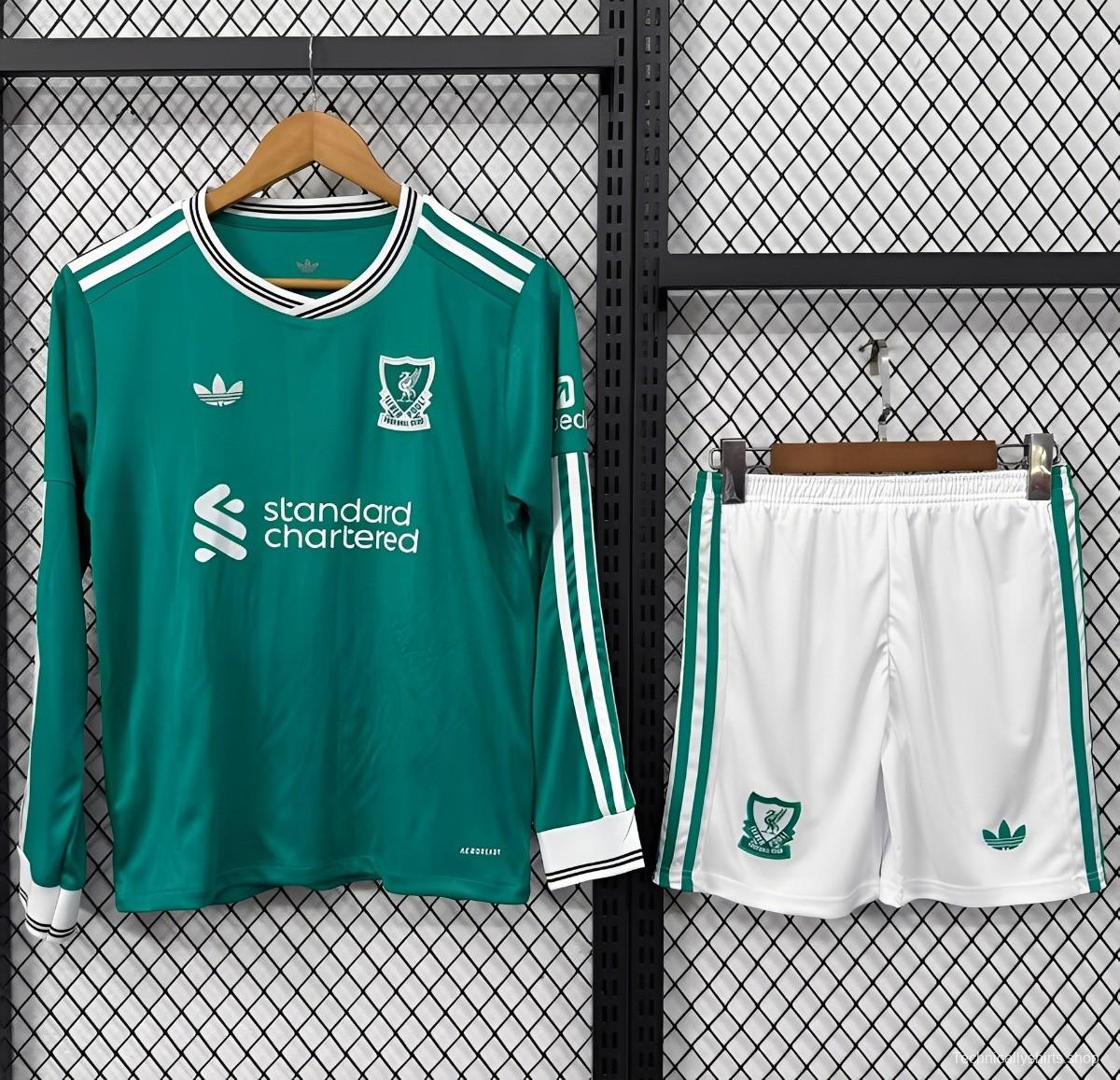 25/26 Kids Liverpool Third Long Sleeve Jersey