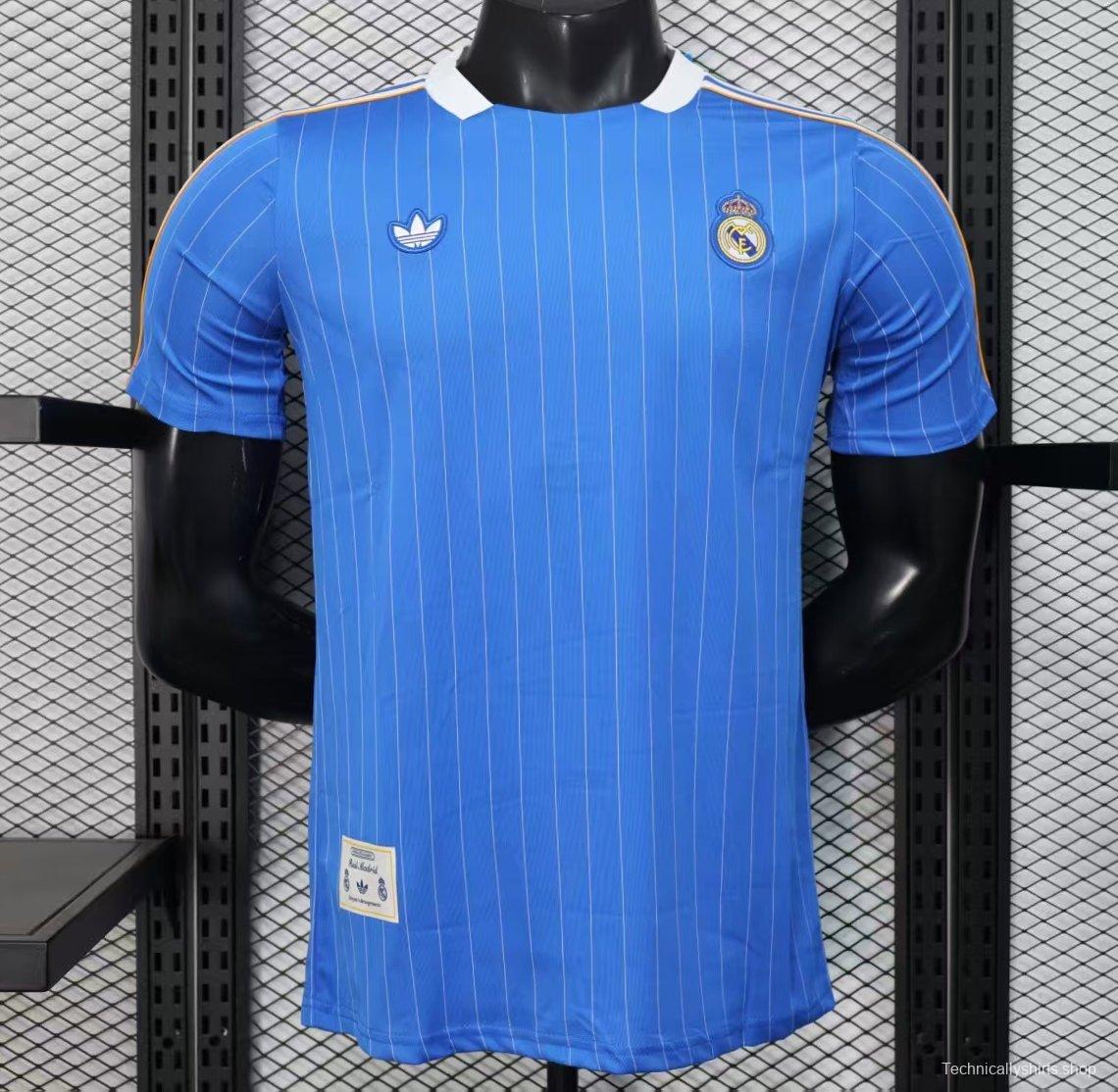 Player Version 25/26 Real Madrid Blue Casual Jersey