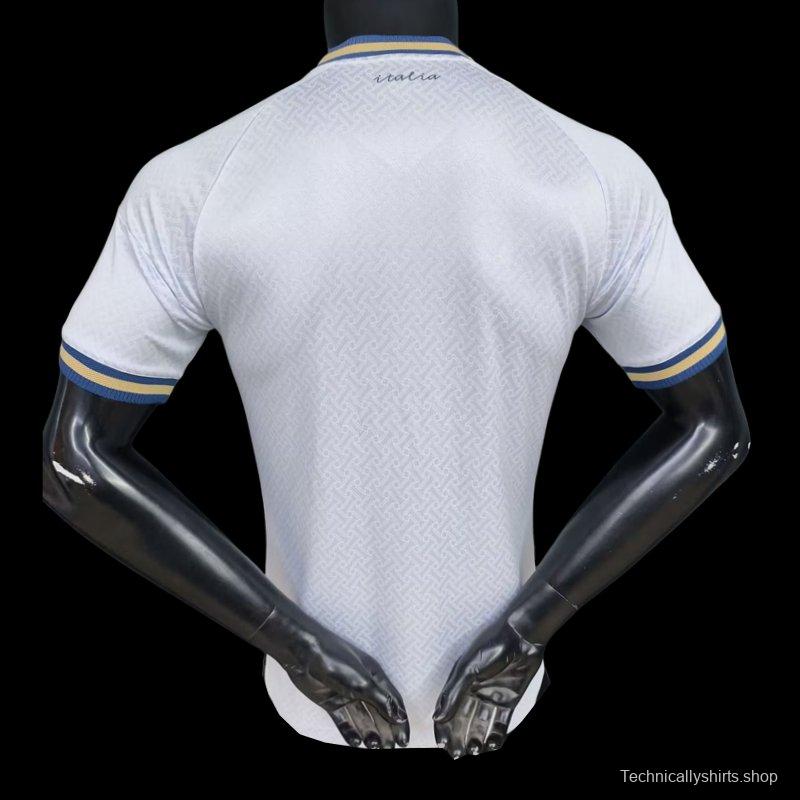 Player Version 2025 Italy Away WHITE Jersey