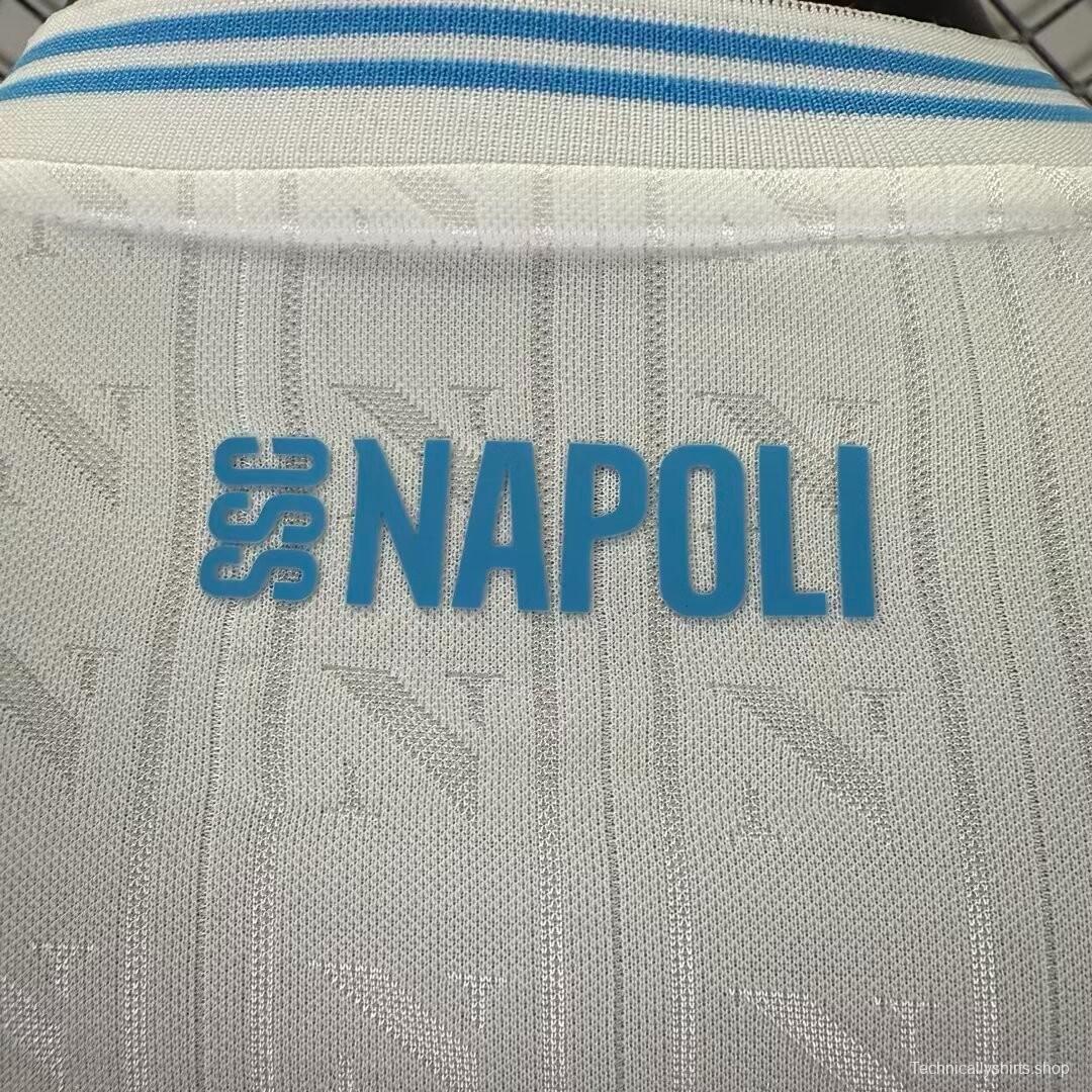 Player Version 25/26 SSC Napoli Champion Away White Jersey