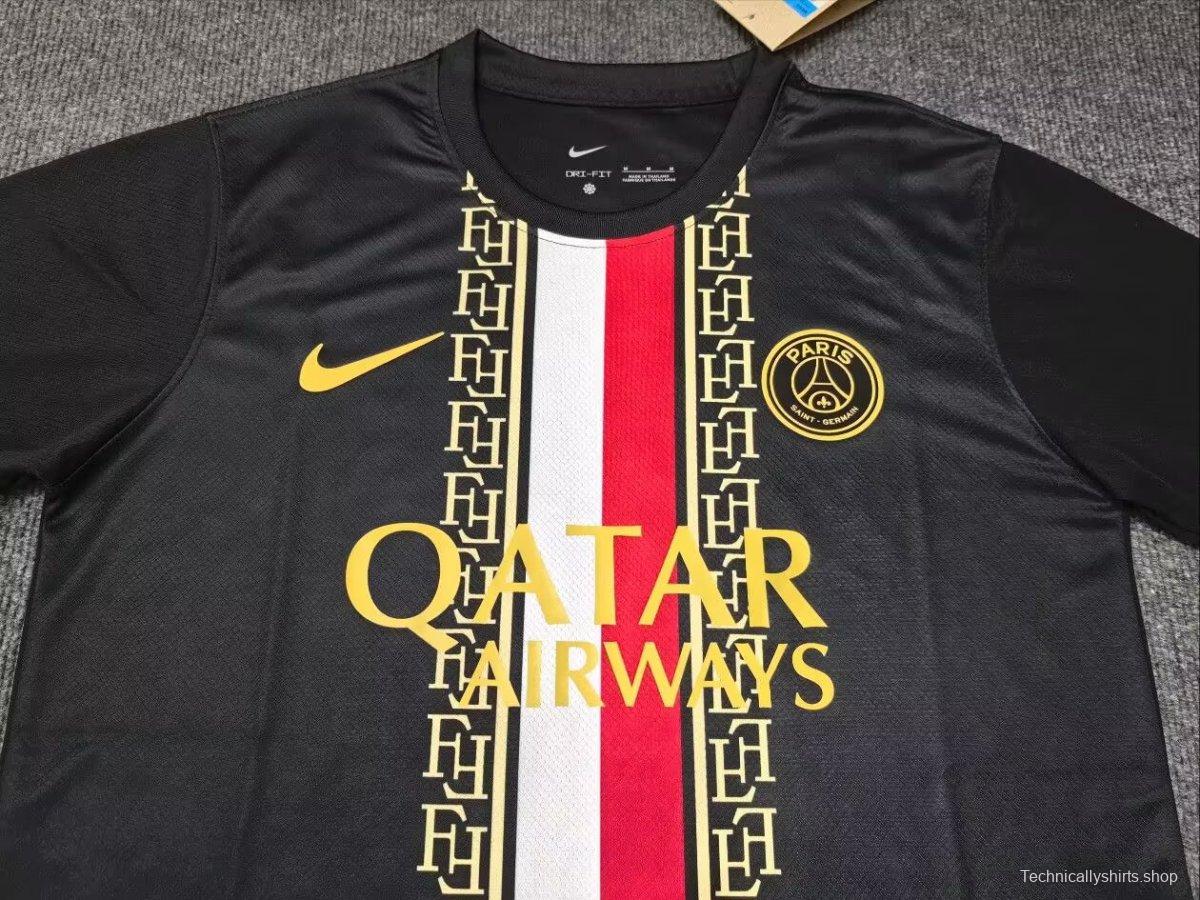 25/26 PSG Paris Saint-Germain Entrainement Black Special Jersey