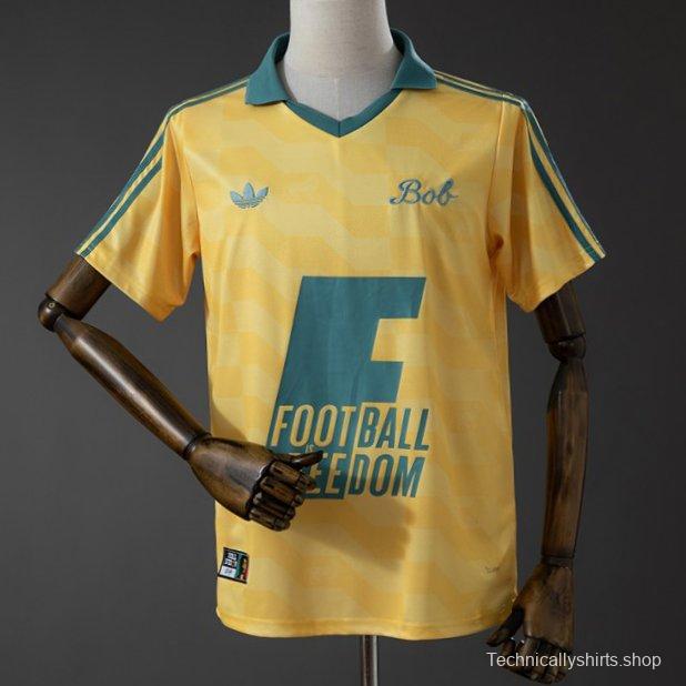2026  Jamaica X Originals Bob Marley Football Yellow Jersey