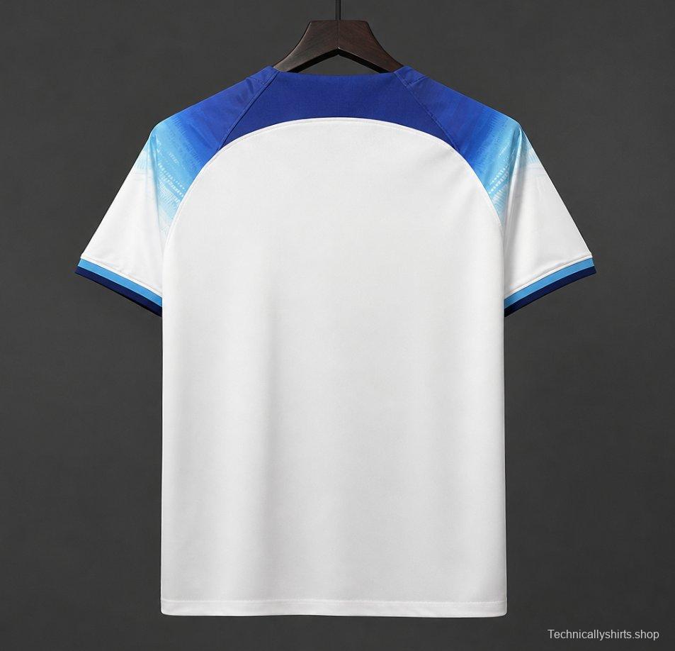 Retro 2022 England Home Soccer Jersey