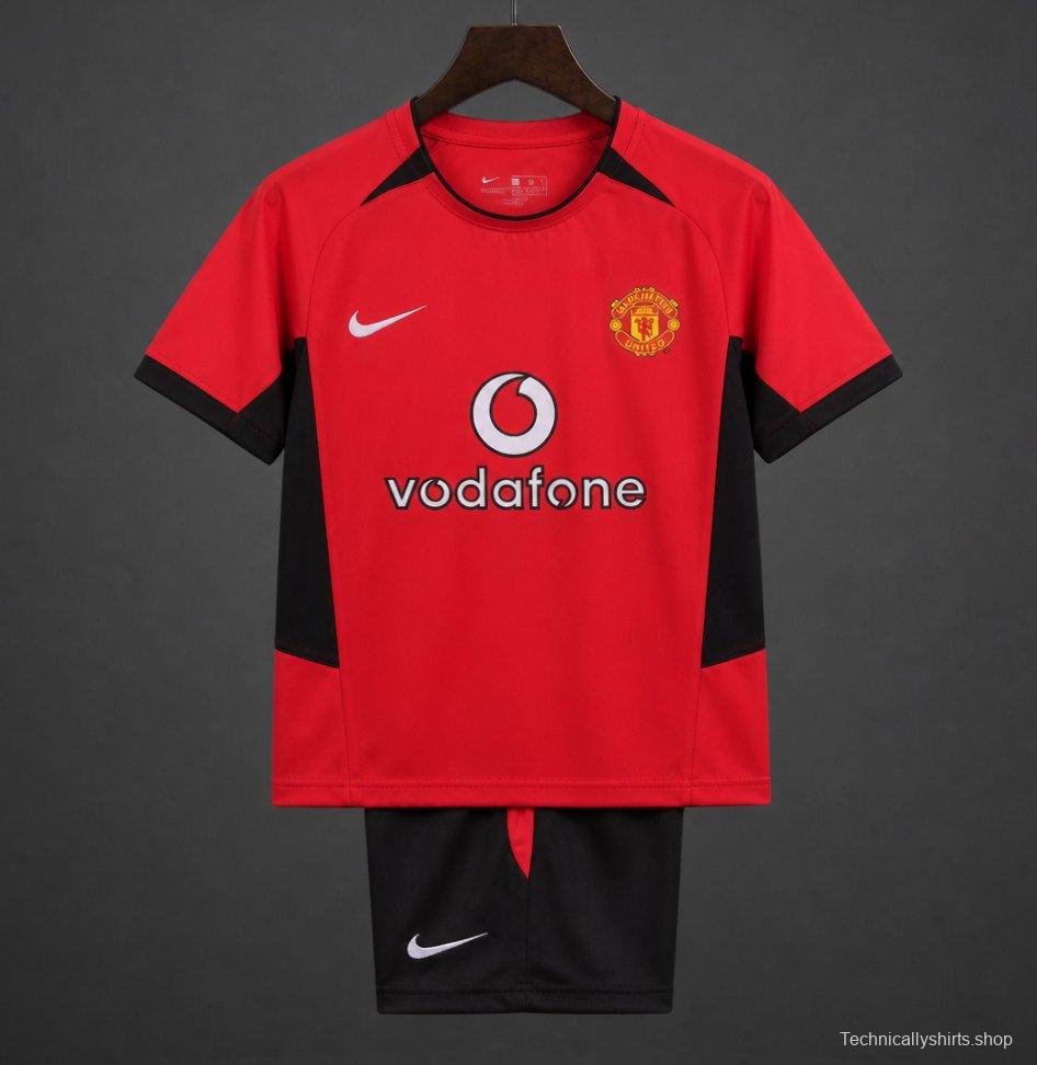 Retro Kids 10/11 Manchester United Home Jersey