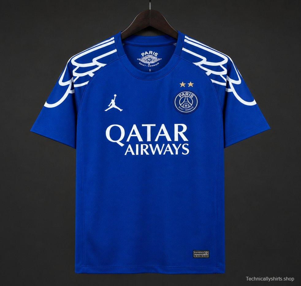 2 Stars 24/25 PSG Forth Blue Jersey