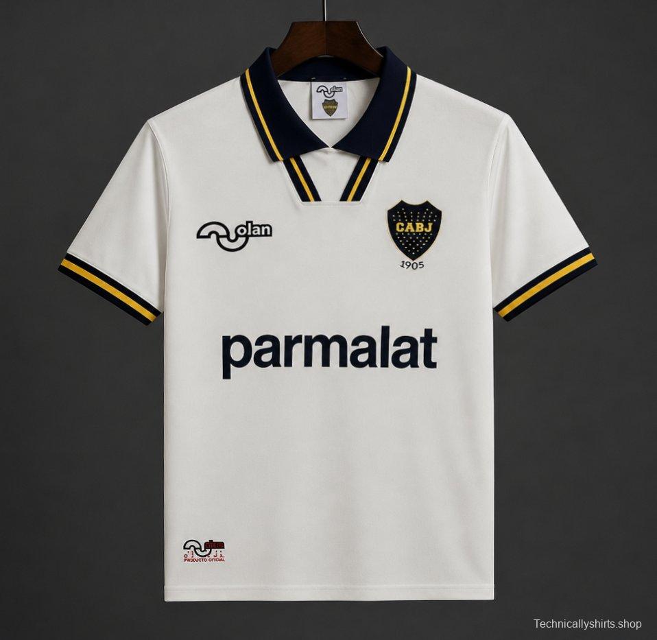 Retro 94/95 Boca Juniors Away White Jersey