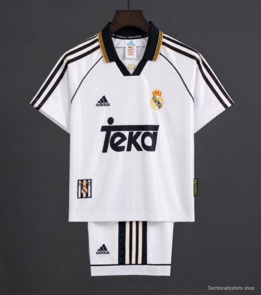 Retro Kids 98/00 Real Madrid Home Jersey