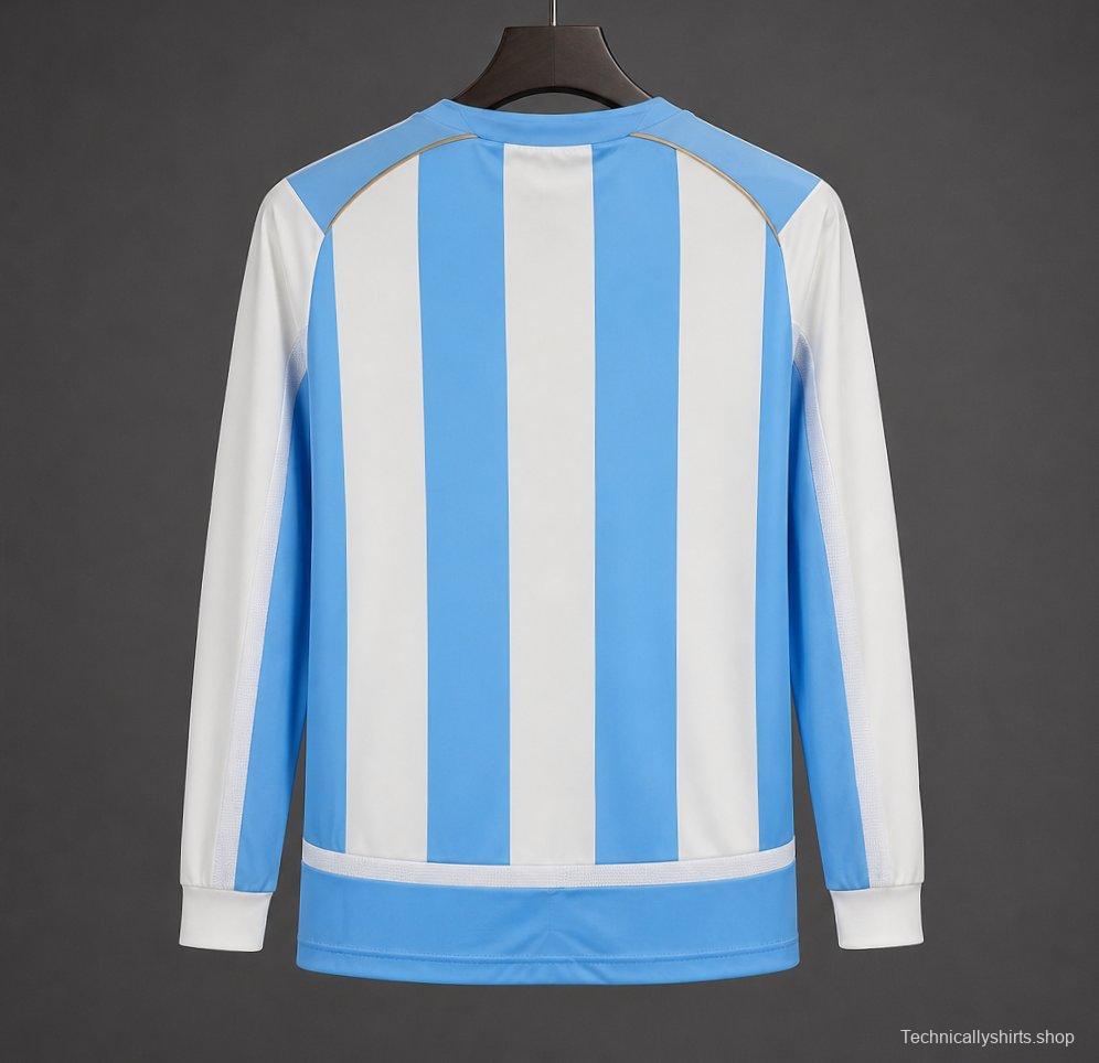 Retro 2006 Argentina Home Long SLeeve Jersey